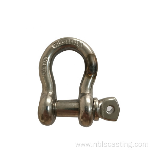 Factory Price stainless steel d ring shackle buckle